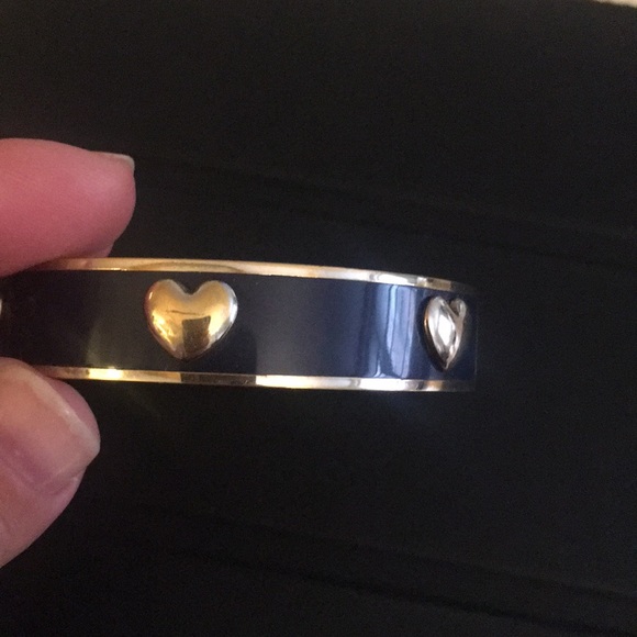 C wonder blue and gold bracelet with hearts - Picture 1 of 3